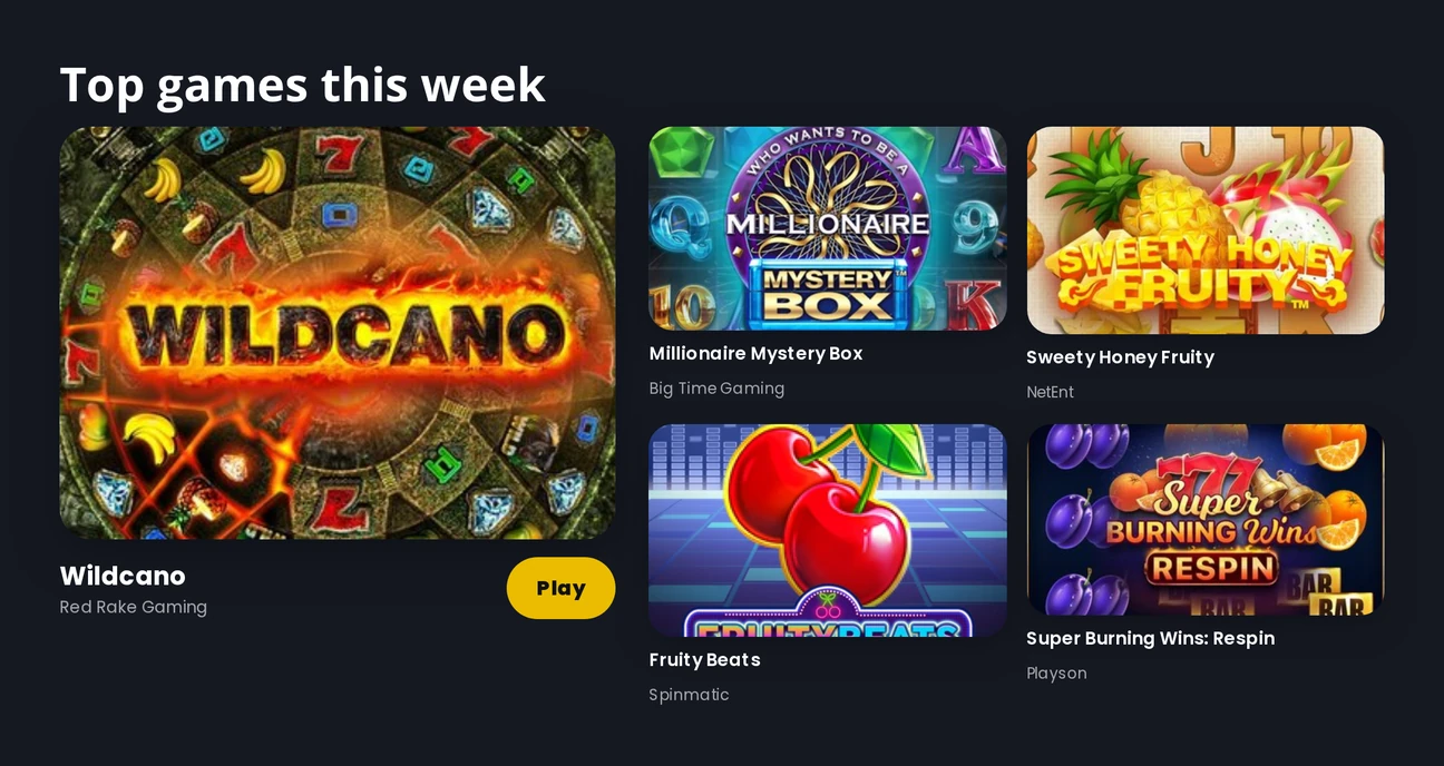 Discover top slot games.