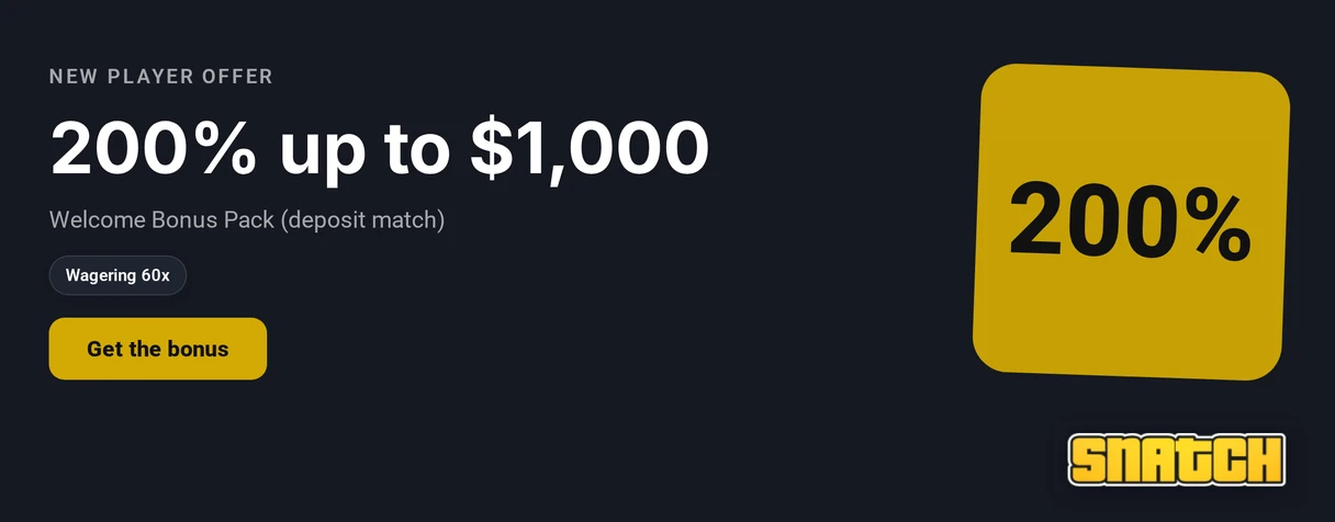Activate welcome deposit offer.
